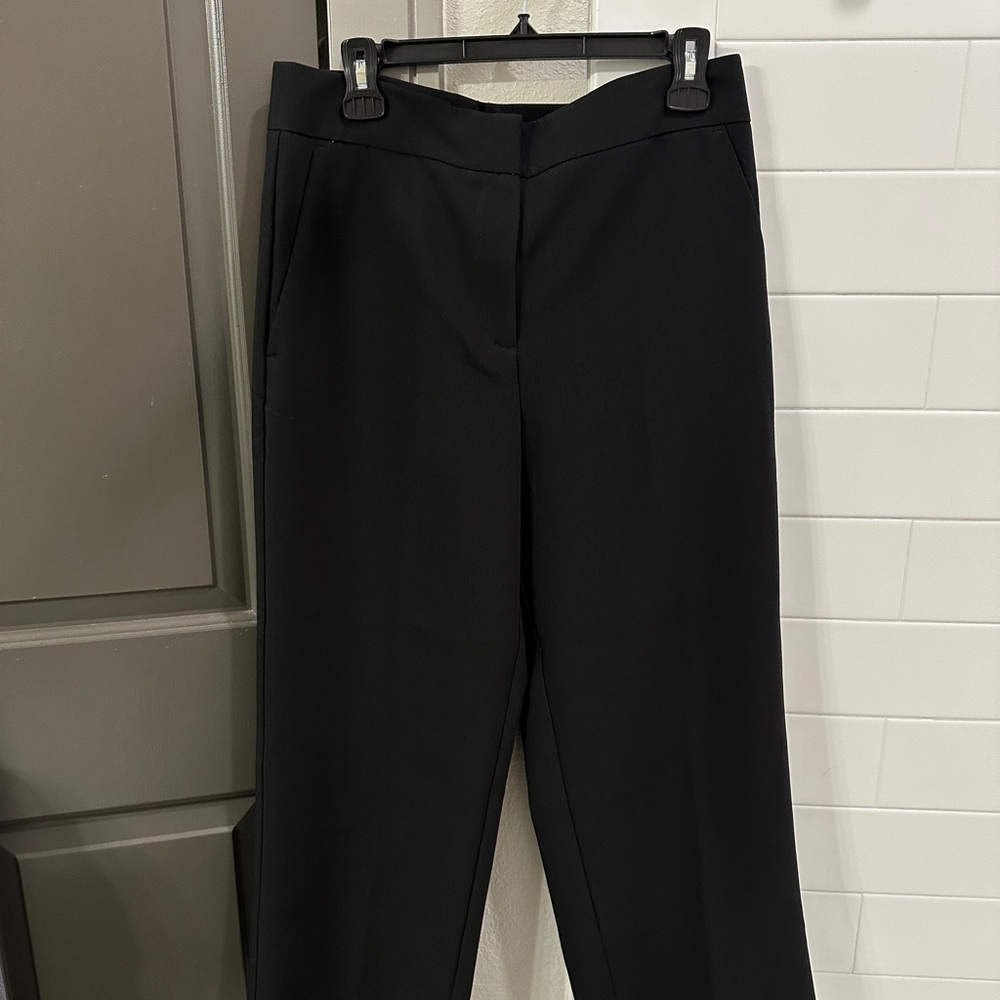 Ann Taylor Black Tailored Ankle Pants Size 8